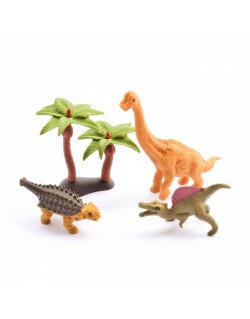 Iwako figūrėlės-trintukai Dinozaurai (52 el.)
